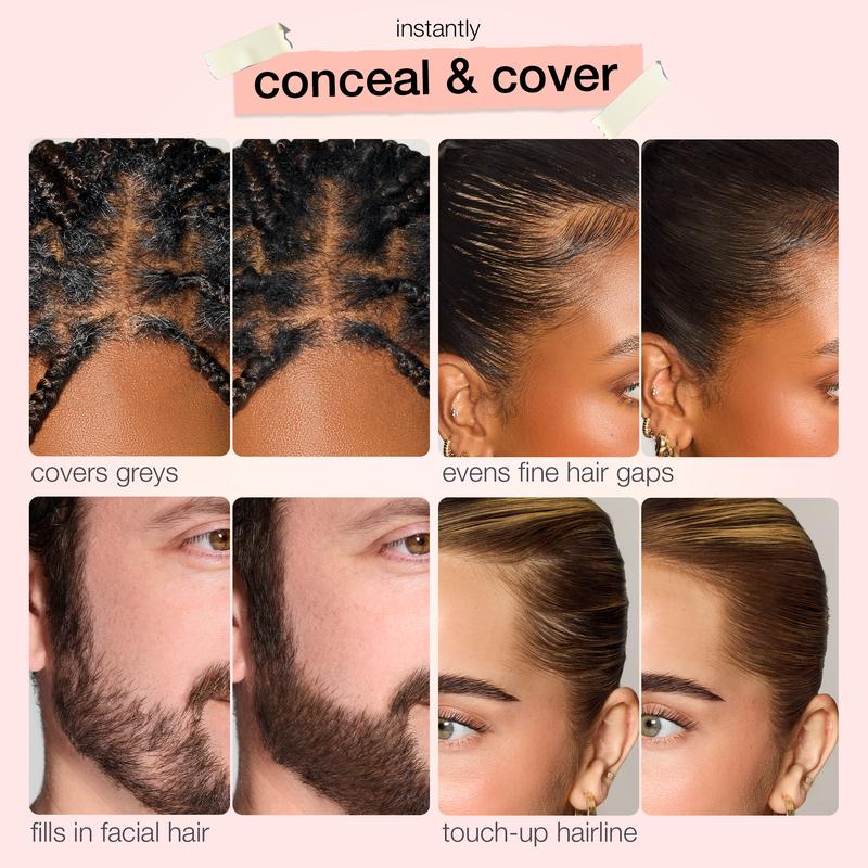 💁‍♀️Touch & Go Hair Concealer Stick Cover Gray Roots, Thin Spots & Hairline Gaps In Seconds