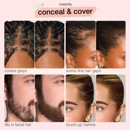 💁‍♀️Touch & Go Hair Concealer Stick Cover Gray Roots, Thin Spots & Hairline Gaps In Seconds
