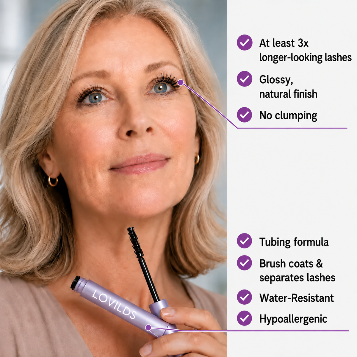 LOVILDS Mascara - For Mature Lashes（🎁）
