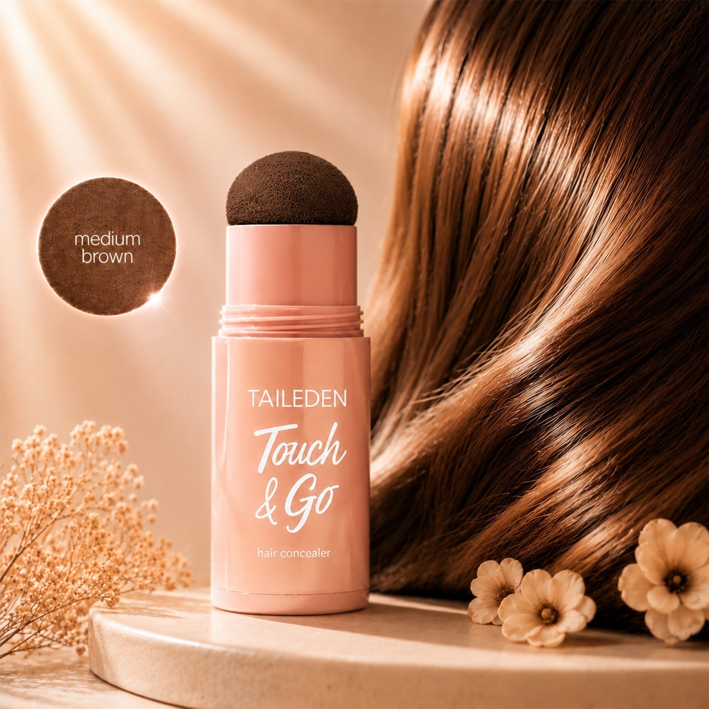 💁‍♀️Touch & Go Hair Concealer Stick Cover Gray Roots, Thin Spots & Hairline Gaps In Seconds