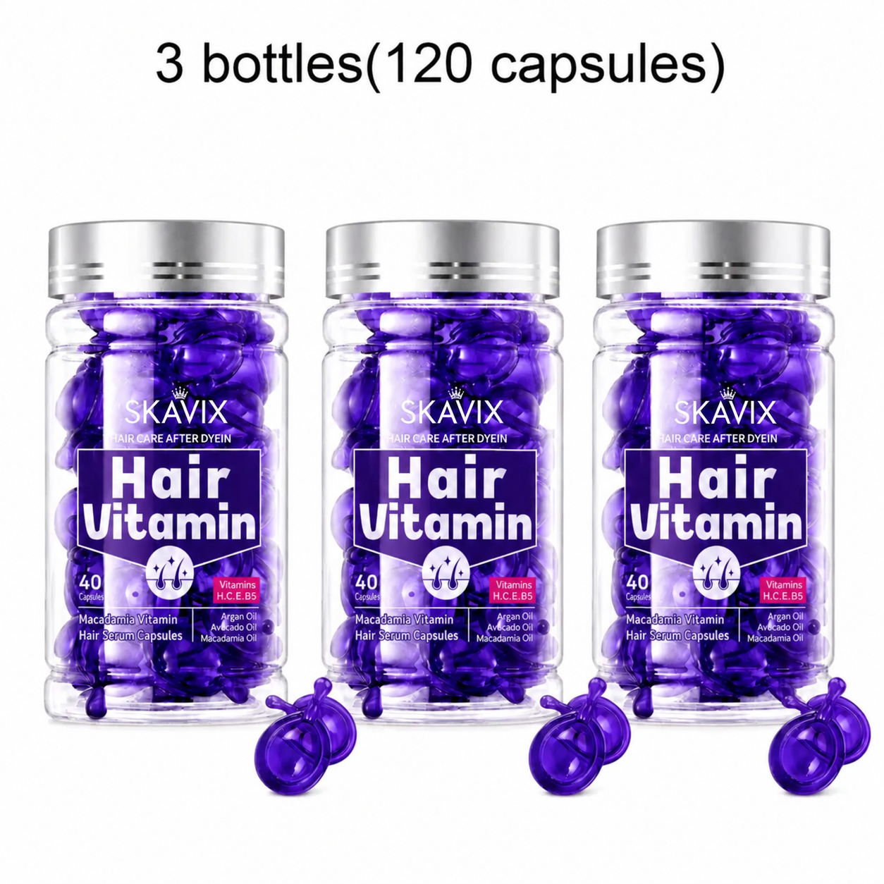 3 Bottles · 120 Capsules