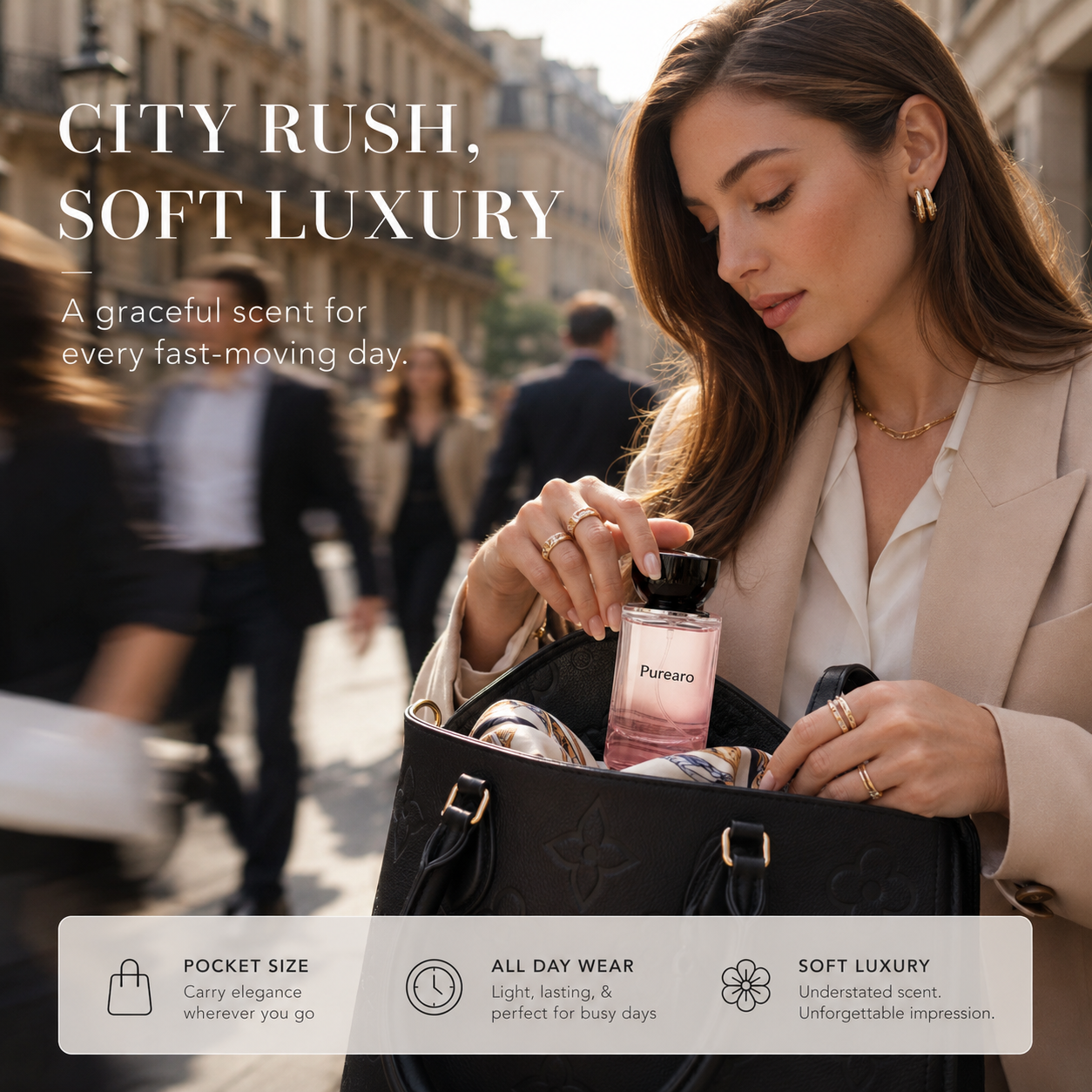 🌸🎁Extrait De Parfum 50ml | Long Lasting Luxury Fragrance | Daily women's perfume rose vibrant for women Summervibes summerwins