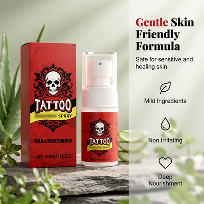 🛡️🖤Tattoo Aftercare Spray – ultra-fine mist, hydrates, revives ink vibrancy