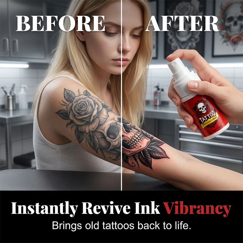 🛡️🖤Tattoo Aftercare Spray – ultra-fine mist, hydrates, revives ink vibrancy