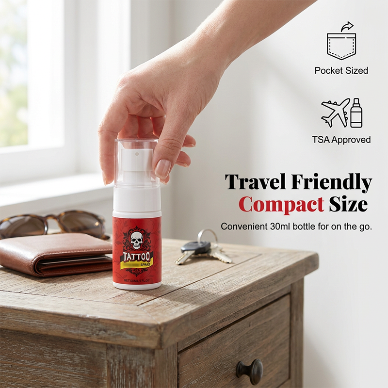 🛡️🖤Tattoo Aftercare Spray – ultra-fine mist, hydrates, revives ink vibrancy