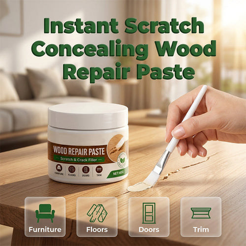🏠Furniture & Floor Repair Paste – Works on tables, cabinets & wooden floors. Covers scuffs & peeling. No more ugly scratches!