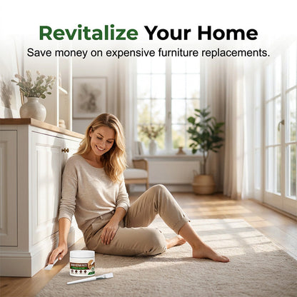 🏠Furniture & Floor Repair Paste – Works on tables, cabinets & wooden floors. Covers scuffs & peeling. No more ugly scratches!