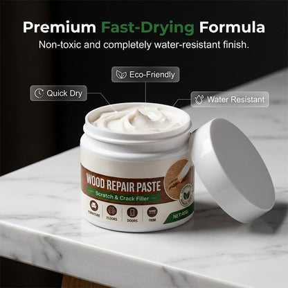 🏠Furniture & Floor Repair Paste – Works on tables, cabinets & wooden floors. Covers scuffs & peeling. No more ugly scratches!