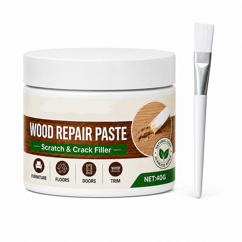 🏠Furniture & Floor Repair Paste – Works on tables, cabinets & wooden floors. Covers scuffs & peeling. No more ugly scratches!